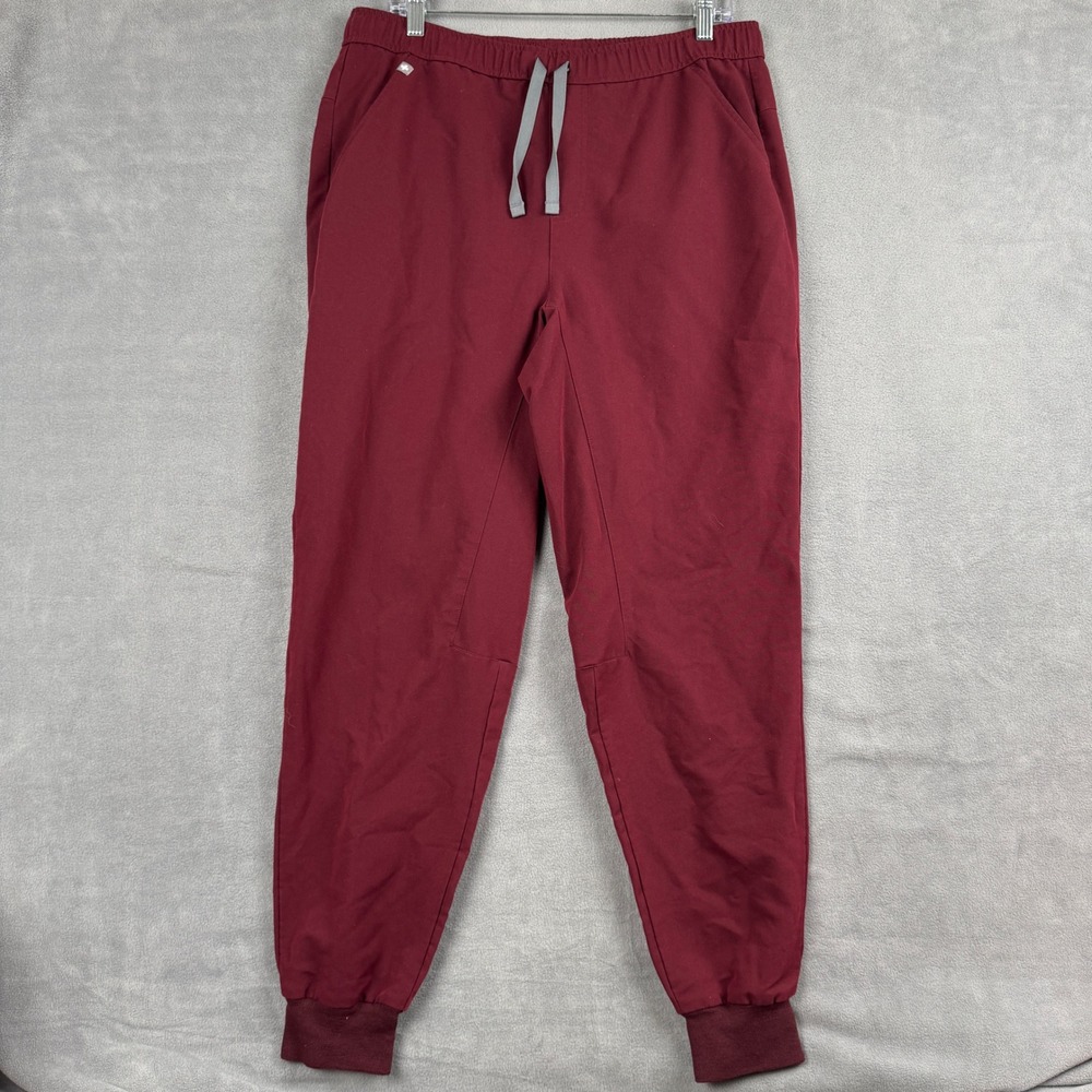 Figs Zamora Jogger Scrub Pants Burgundy Maroon MXXSW2004 Mens Medium